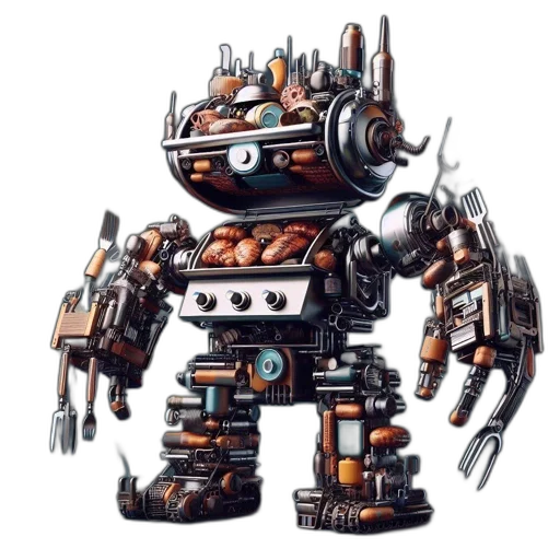 robot, weapon, staff, concept art transparent PNG cut-out