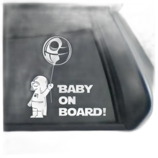 car, window, features, humorous transparent PNG cut-out