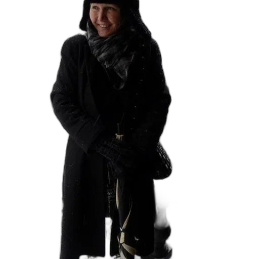 staff, hat, jacket, umbrella transparent PNG cut-out