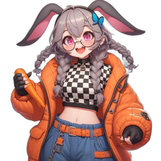 jacket, animal, staff, creature transparent PNG cut-out
