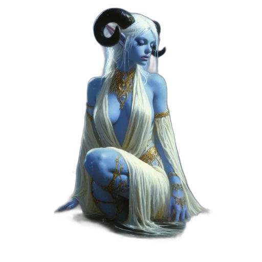 jewelry, creature, dress, staff transparent PNG cut-out