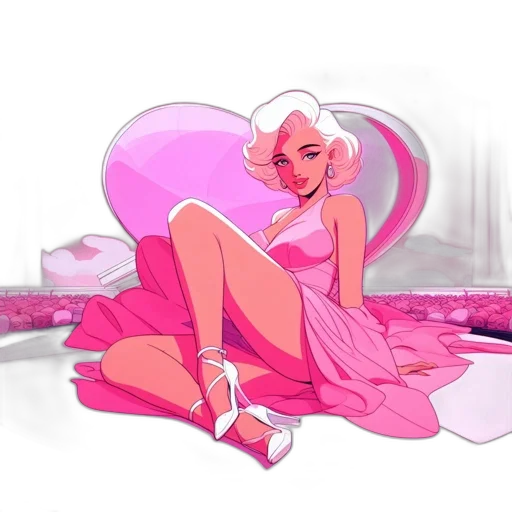 dress, concept art, cartoon, fantasy art transparent PNG cut-out