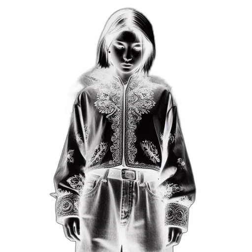 jacket, mask, face, robot transparent PNG cut-out