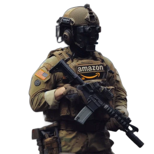 weapon, mask, staff, jacket transparent PNG cut-out