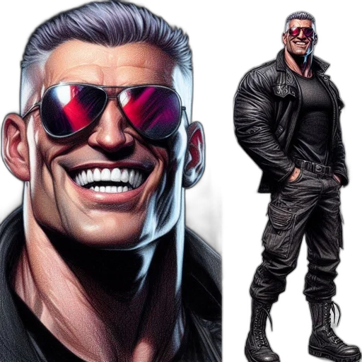 jacket, comic book art, concept art, cyberpunk transparent PNG cut-out