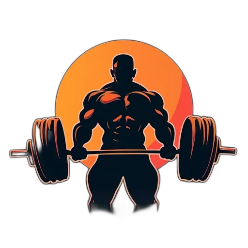 concept art, logo, weightlifting, gym transparent PNG cut-out