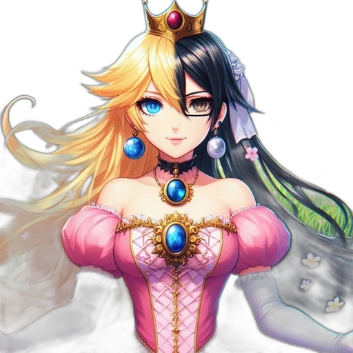 crown, jewelry, staff, mask transparent PNG cut-out