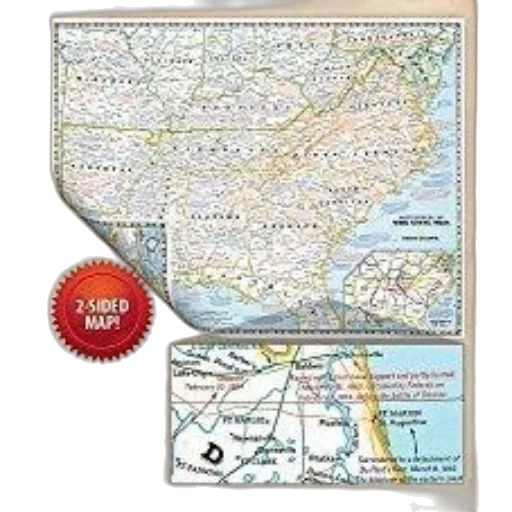 promotional, image, 2-sided, map transparent PNG cut-out