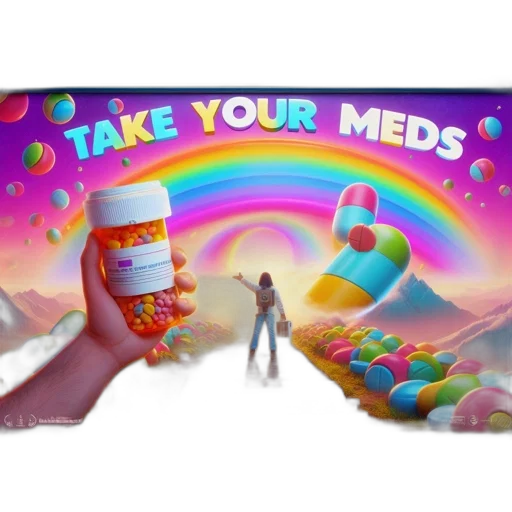 3d render, vaporwave, vivid, billboard transparent PNG cut-out