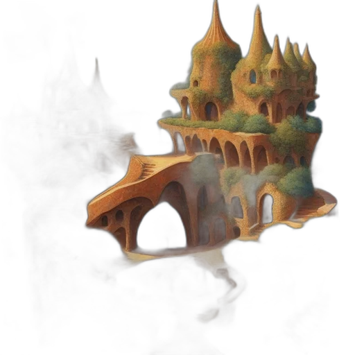 crown, dragon, building, mask transparent PNG cut-out
