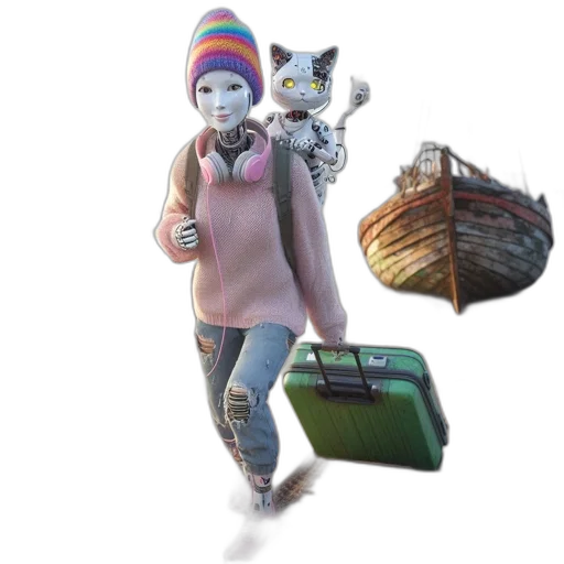 mask, hat, animal, concept art transparent PNG cut-out