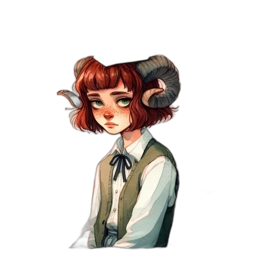 staff, creature, mask, hair transparent PNG cut-out