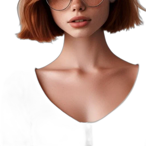 hair, face, mask, hat transparent PNG cut-out