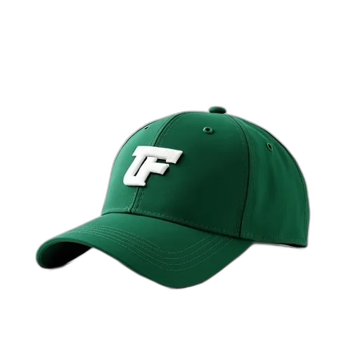 hat, green, baseball, cap transparent PNG cut-out