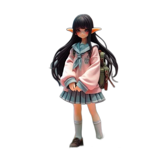 dress, jacket, 3d render, concept art transparent PNG cut-out