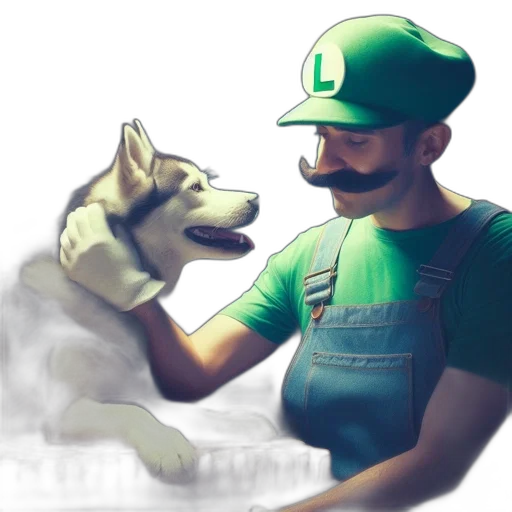 animal, staff, pixel art, concept art transparent PNG cut-out