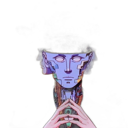 mask, staff, crown, face transparent PNG cut-out