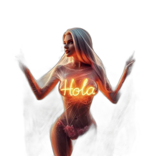 dress, robot, concept art, fantasy art transparent PNG cut-out