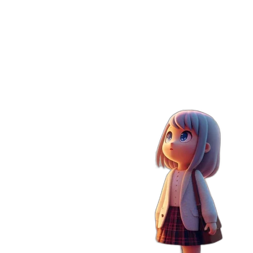 robot, dress, creature, staff transparent PNG cut-out