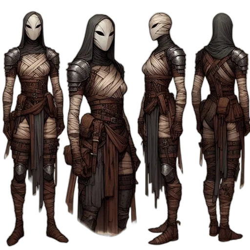 mask, concept art, fantasy art, comic book art transparent PNG cut-out