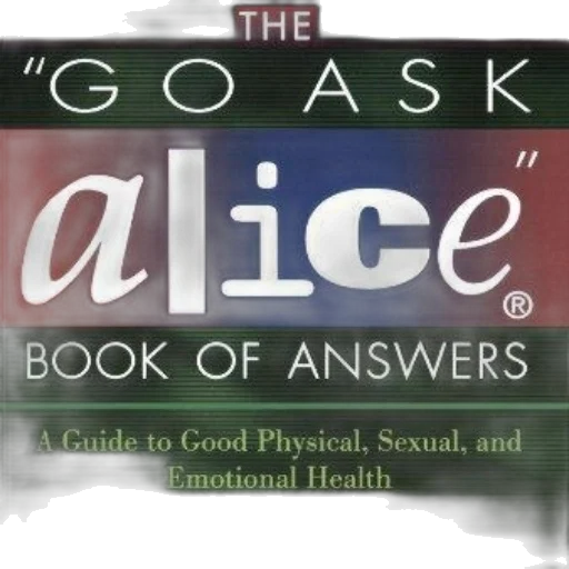 ask, alice, book, answers transparent PNG cut-out