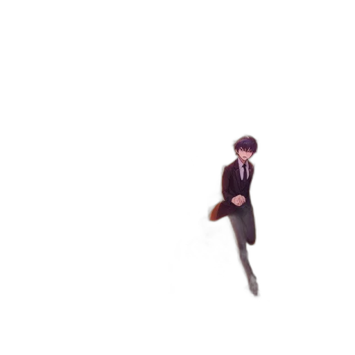 umbrella, staff, robot, creature transparent PNG cut-out