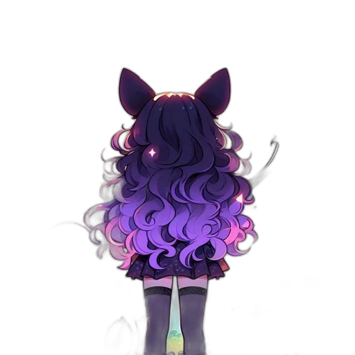 dress, hair, staff, crown transparent PNG cut-out