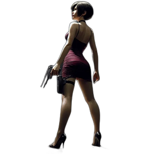 dress, weapon, staff, concept art transparent PNG cut-out