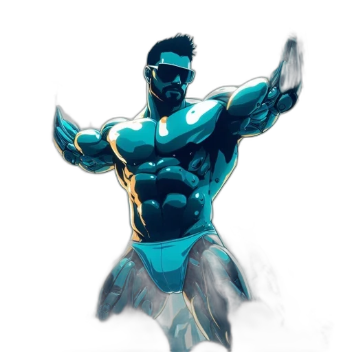 robot, mask, staff, concept art transparent PNG cut-out