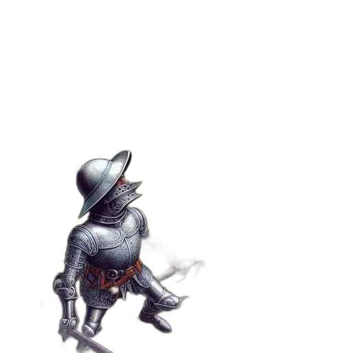 robot, sword, creature, dragon transparent PNG cut-out