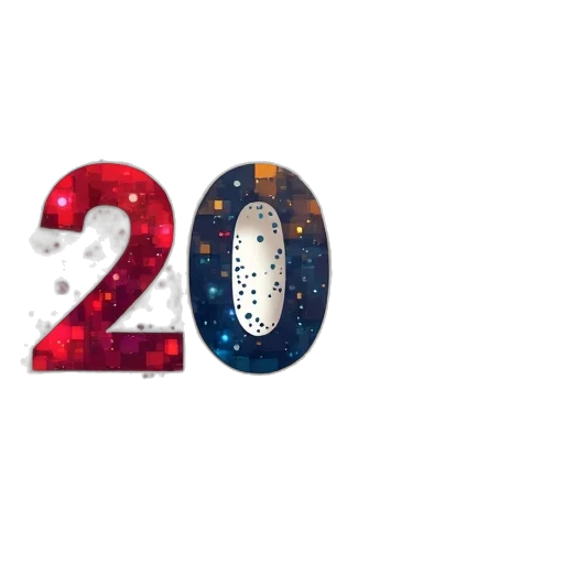 3d render, colorful, calendar, 2011 transparent PNG cut-out