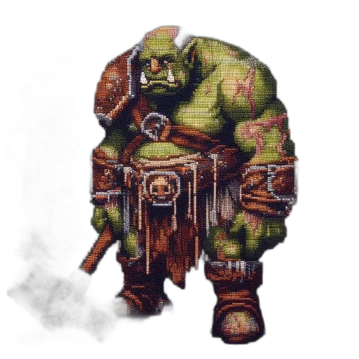 staff, creature, weapon, face transparent PNG cut-out