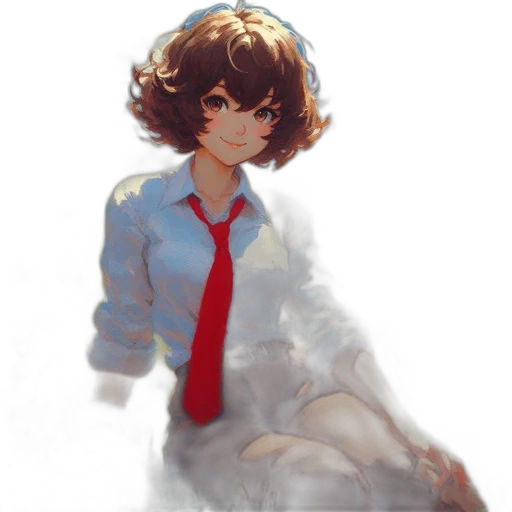 staff, dress, face, jacket transparent PNG cut-out