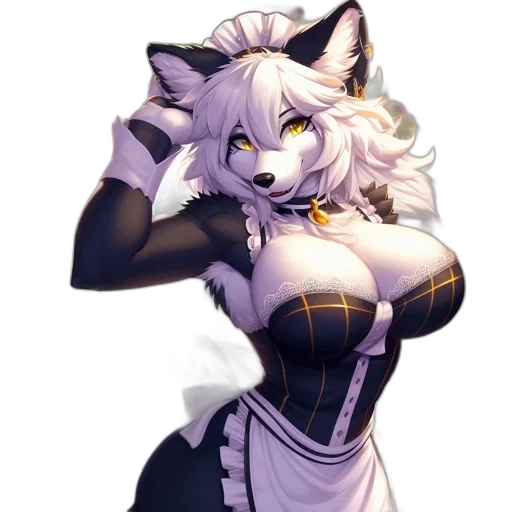 dress, staff, animal, mask transparent PNG cut-out