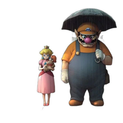 umbrella, staff, dress, mask transparent PNG cut-out
