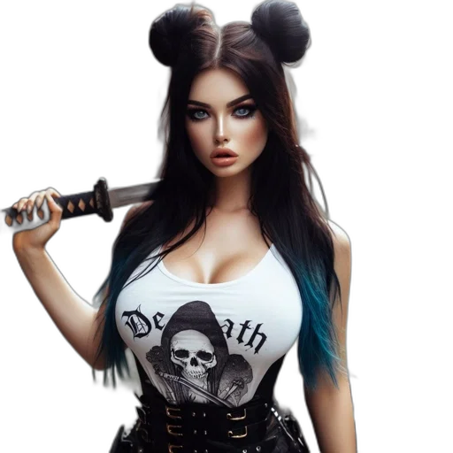 weapon, staff, dress, fantasy art transparent PNG cut-out