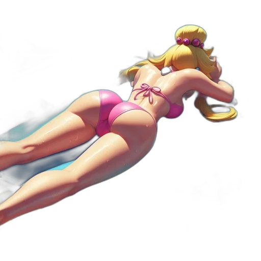 concept art, vaporwave, 3d render, anime transparent PNG cut-out