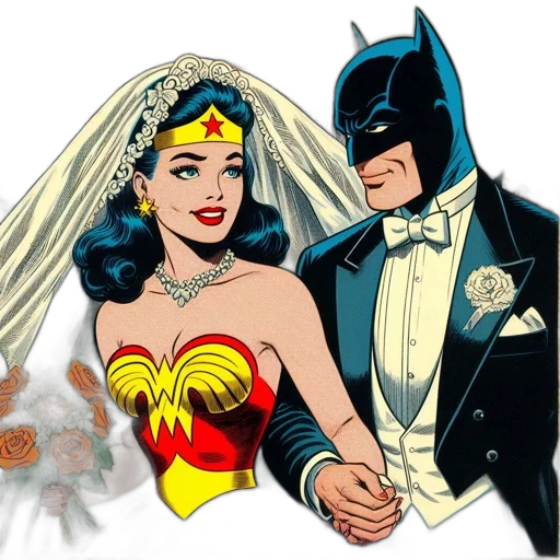 comic book art, cartoon, concept art, wonder transparent PNG cut-out
