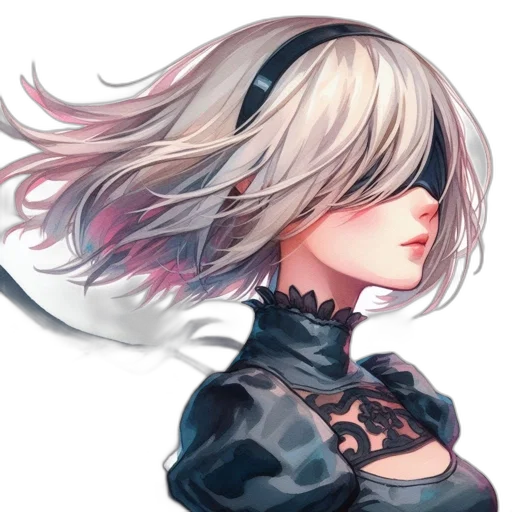 face, hair, mask, jacket transparent PNG cut-out