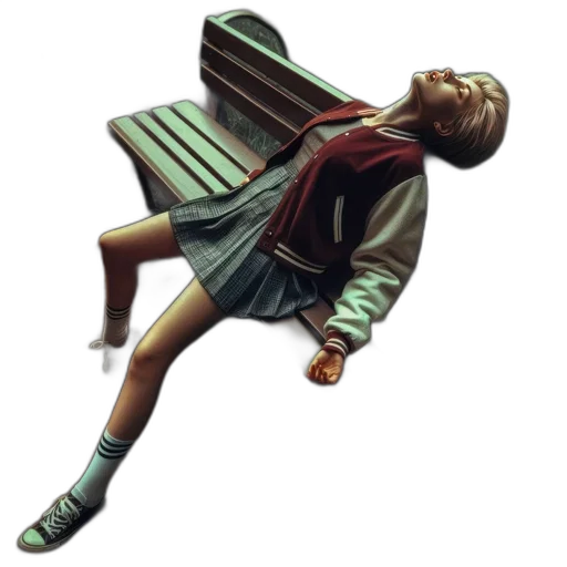 jacket, staff, shoes, dress transparent PNG cut-out