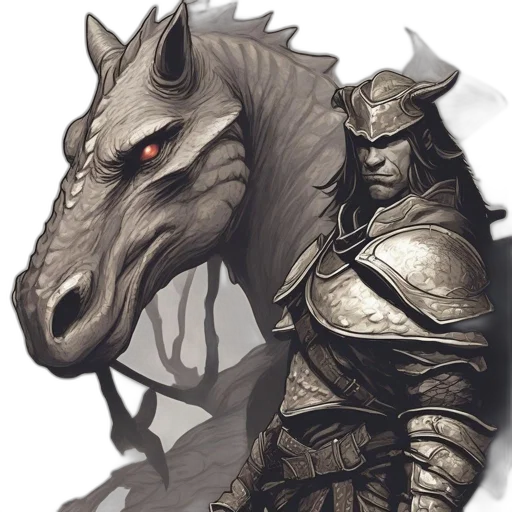dragon, sword, mask, animal transparent PNG cut-out