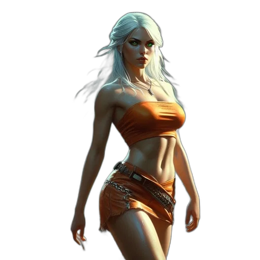 dress, concept art, fantasy art, 3d render transparent PNG cut-out