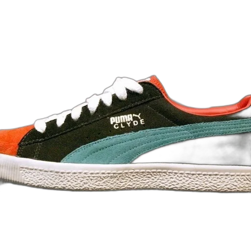 shoes, green, puma, clyde transparent PNG cut-out