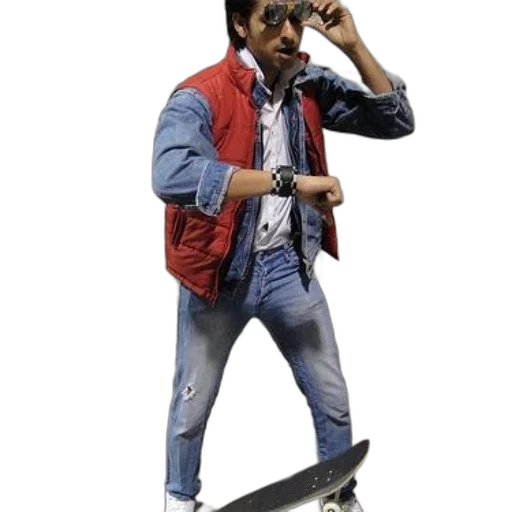 jacket, staff, 3d render, concept art transparent PNG cut-out