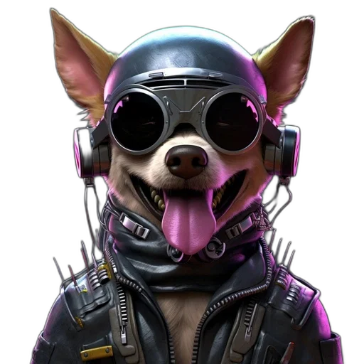 mask, animal, face, jacket transparent PNG cut-out