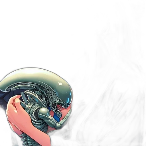 robot, mask, creature, face transparent PNG cut-out