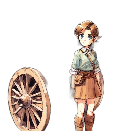 staff, weapon, sword, dress transparent PNG cut-out