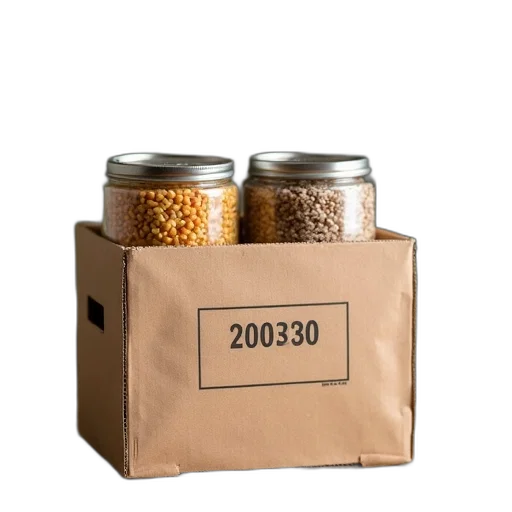 food, earth tones, donation, box transparent PNG cut-out