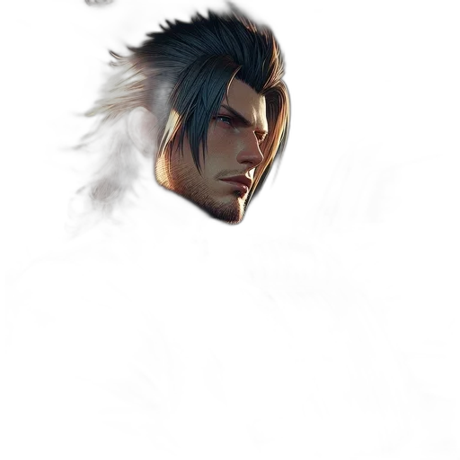 face, mask, hair, dragon transparent PNG cut-out