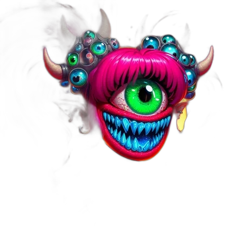 mask, face, crown, creature transparent PNG cut-out